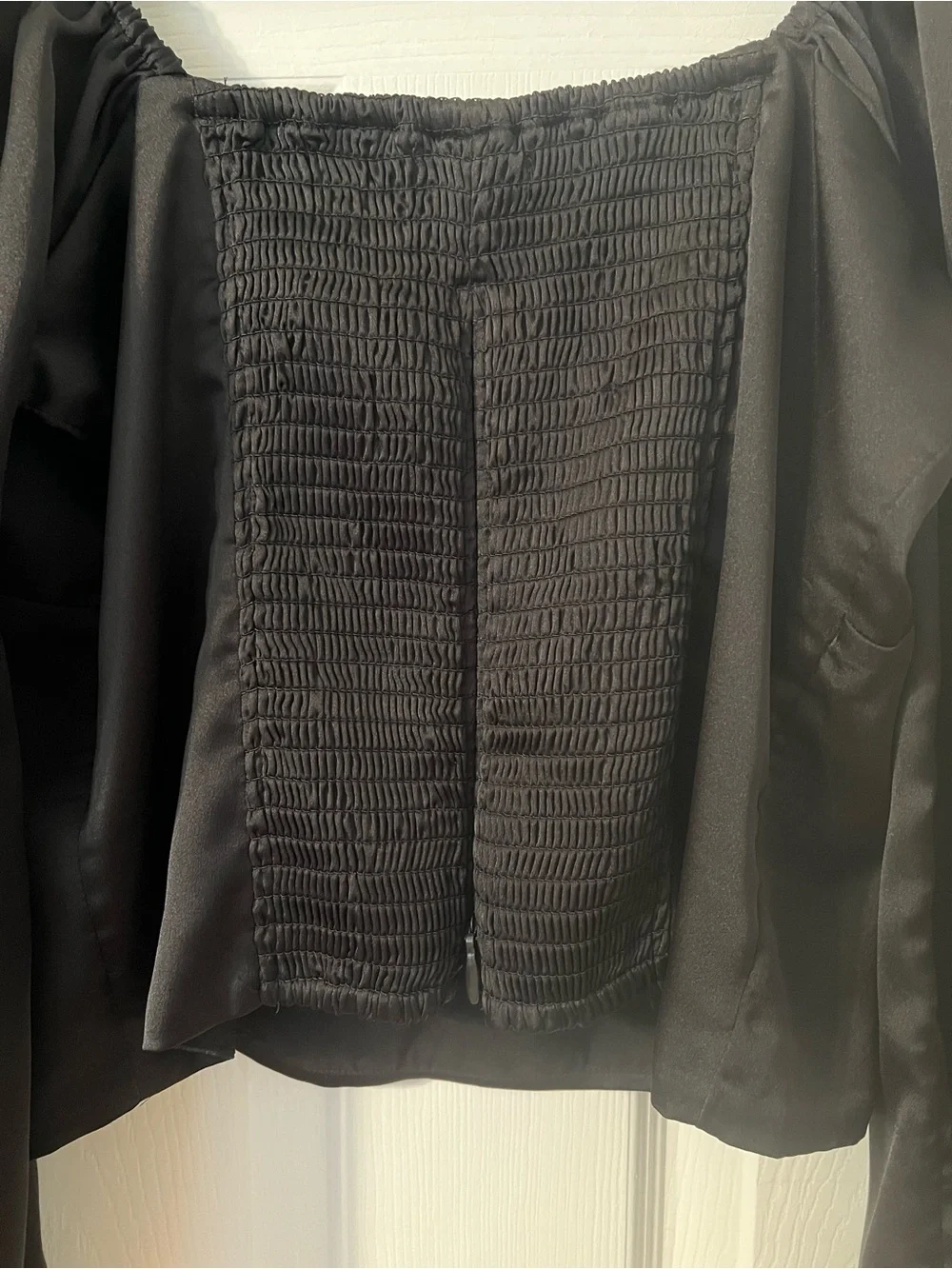 Abercrombie & Fitch Black Square Neck Blouse